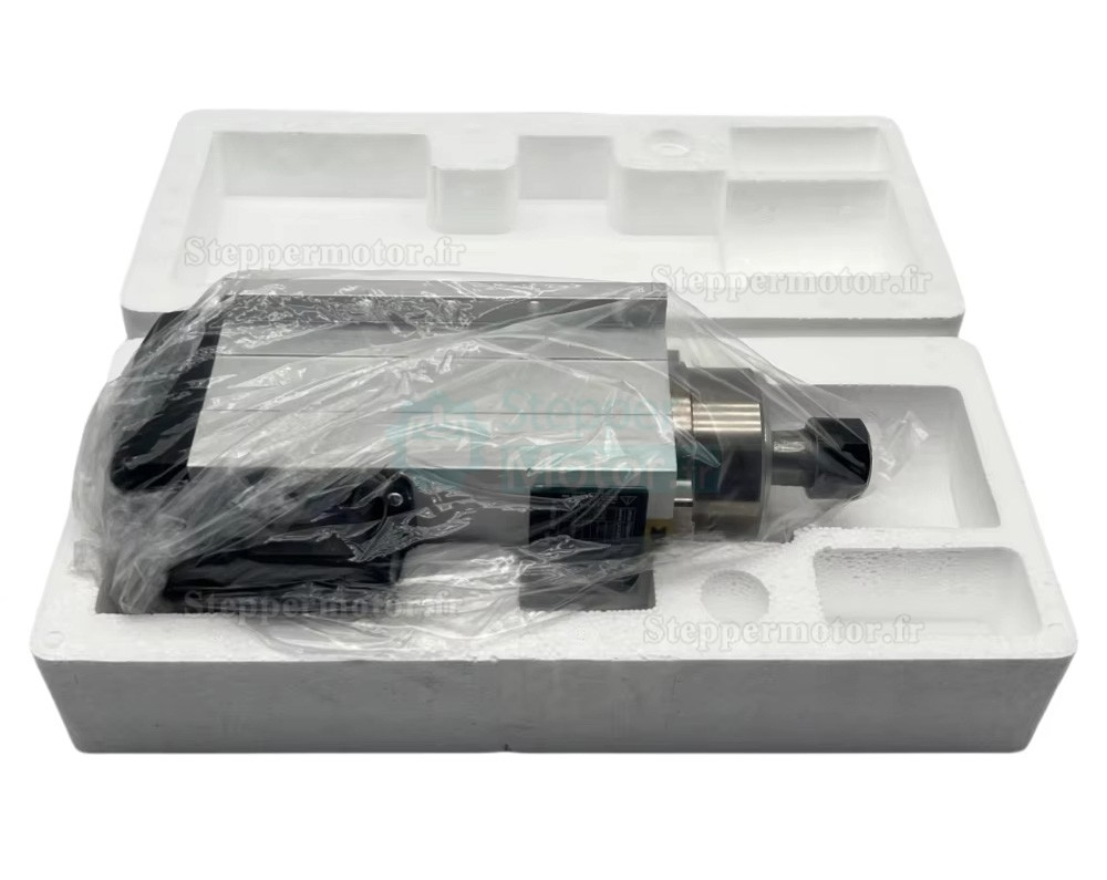 Moteur de broche cnc refroidi par air GDZ120x103-4.5 220V/380V 4,5kW 18000/24000 tr/min, pince ER32 400hz